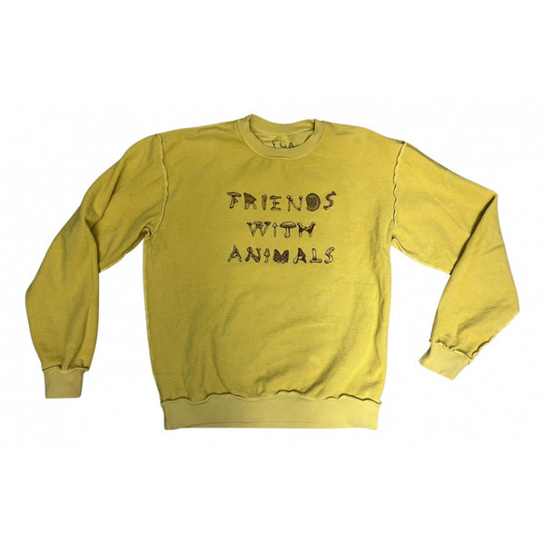 FRIENDS WITH ANIMALS Reversible Printed Cotton-Jersey Sweatshirt