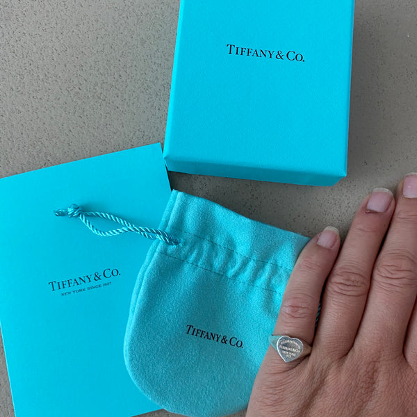 TIFFANY & Co. Sterling Silber Herz Ring