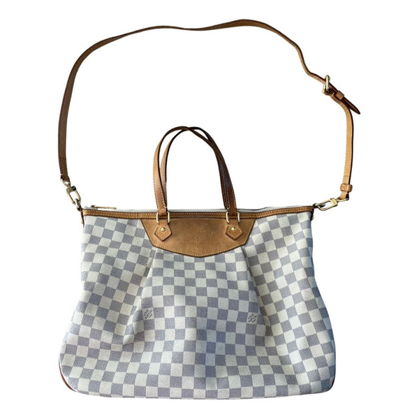 LOUIS VUITTON Siracusa Damier Azur Tasche