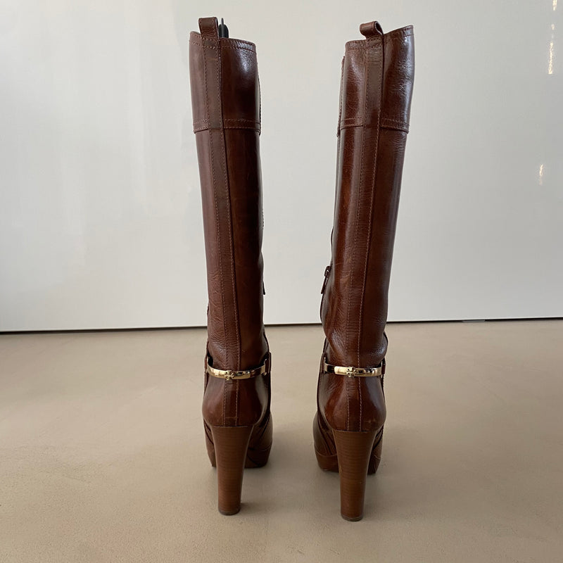TORY BURCH Leder Stiefel