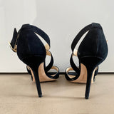 JIMMY CHOO Suede High Heels Sandalen