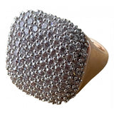 BRONZALLURE Squared Pavé Ring