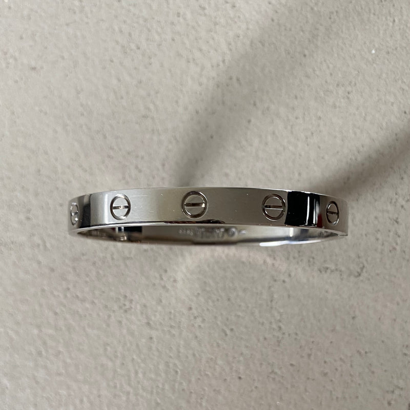 CARTIER Love Weissgold Armreif