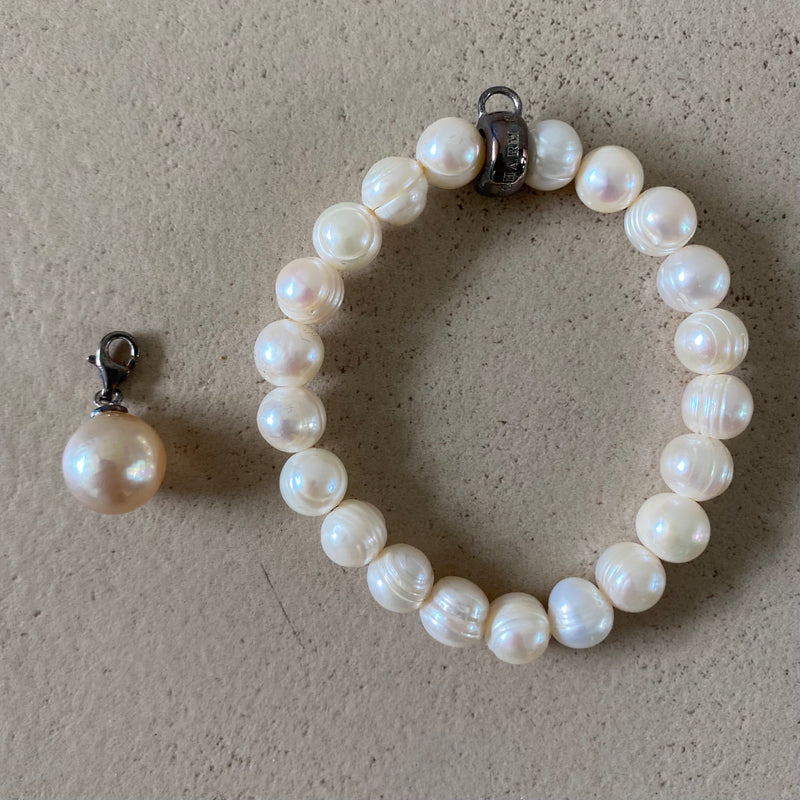 THOMAS SABO Perlen Armband mit Perlen-Charm
