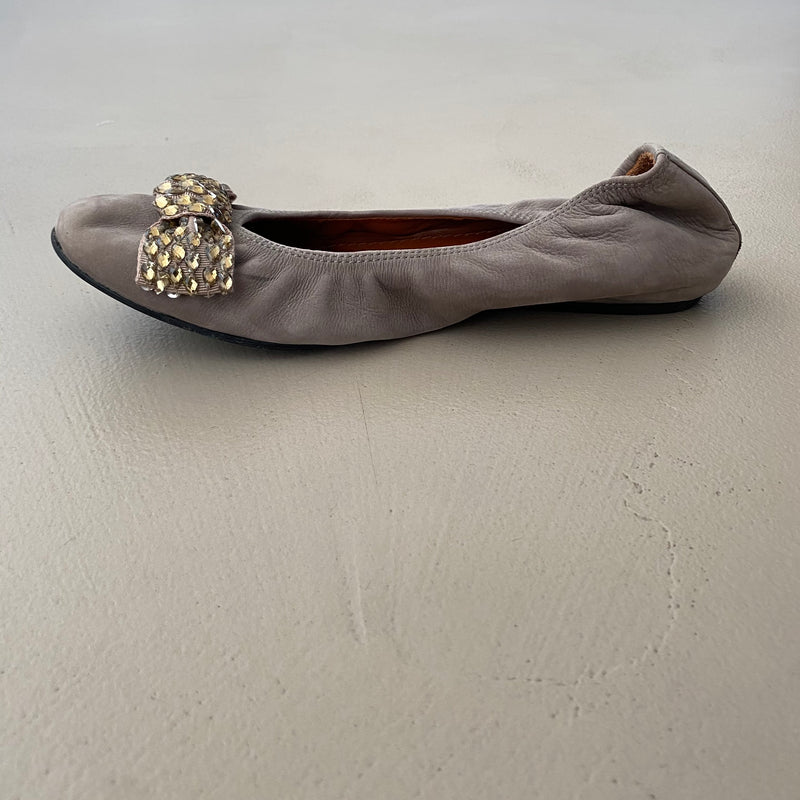 LANVIN Leder Ballerinas