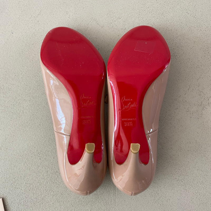 neue CHRISTIAN LOUBOUTIN Lackleder Pumps
