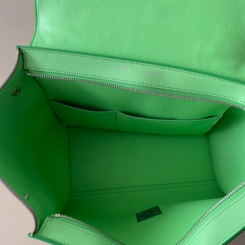 CÉLINE Trapèze Tricolor Lime
