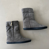 BURBERRY Veloursleder Stiefeletten