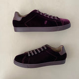 ungetragene GIANVITO ROSSI Samt Sneakers