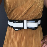 KAREN MILLEN Lackleder Gürtel