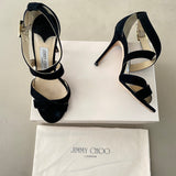 JIMMY CHOO Suede High Heels Sandalen