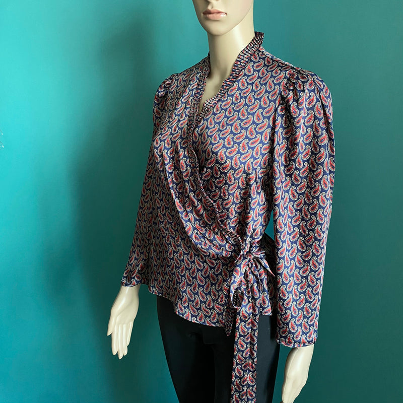 SANDRO Wickelbluse
