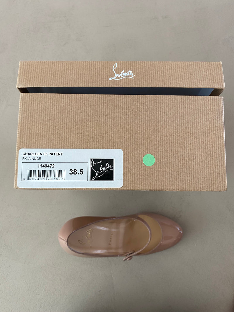 neue CHRISTIAN LOUBOUTIN Lackleder Pumps