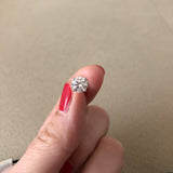 ULTIMA EDIZIONE 925 Sterling Silber Ohrstecker mit Zirkonen