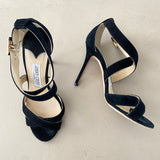 JIMMY CHOO Suede High Heels Sandalen