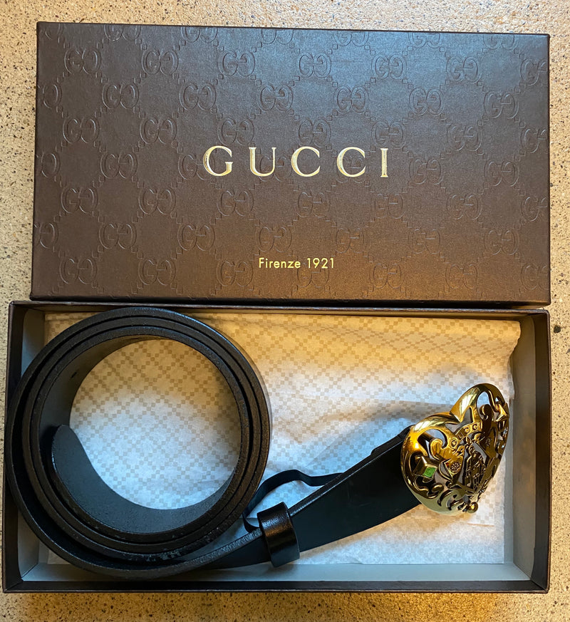 GUCCI Vintage Leder Gürtel