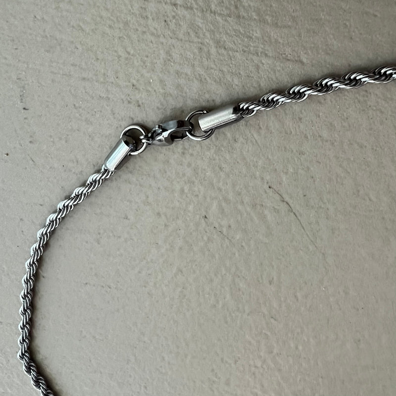 Rework PRADA Triangle-Logo Necklace