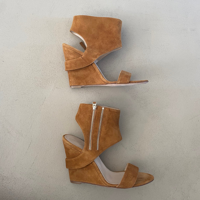 HÔTEL PARTICULIER Veloursleder Sandalen