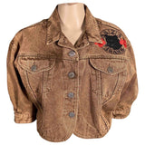 KRIZIA JEANS Vintage Jeansjacke
