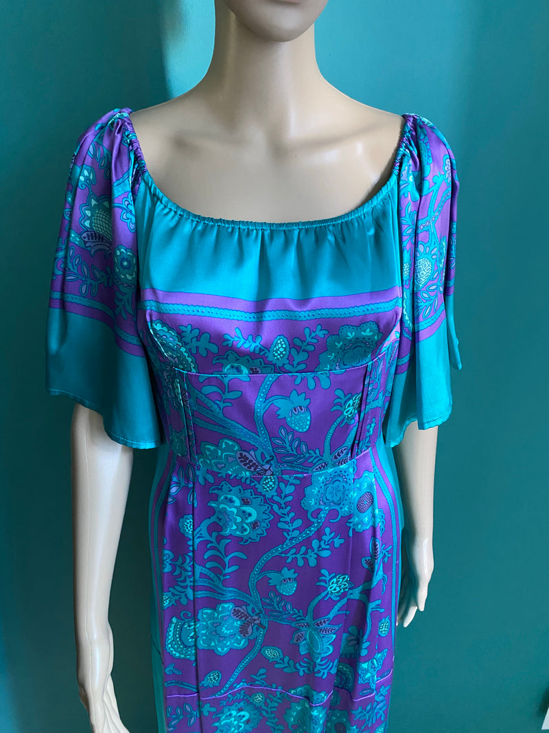 KAREN MILLEN Seiden Maxi-Kleid