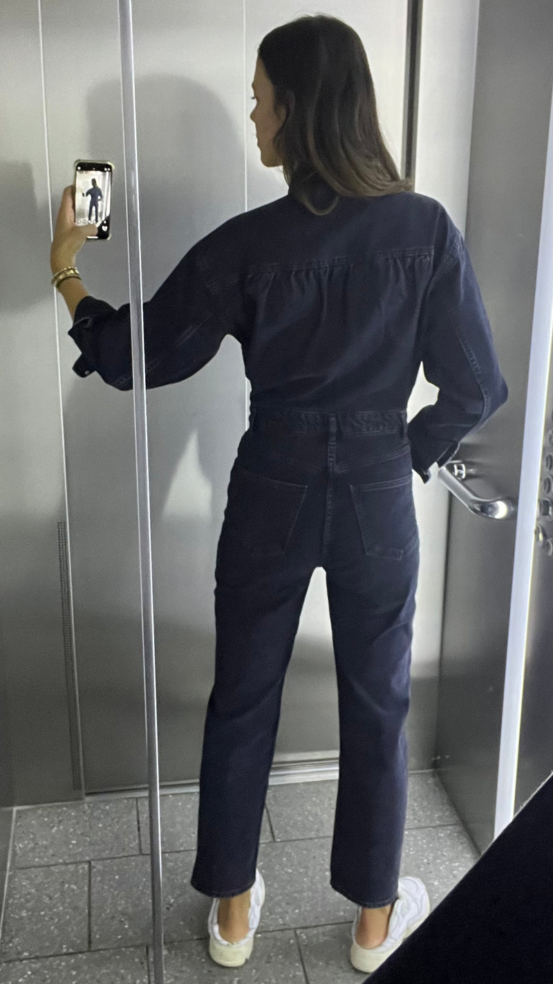 ZARA Denim Jumpsuit