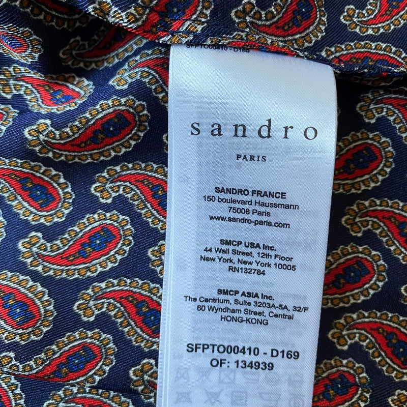 SANDRO Wickelbluse