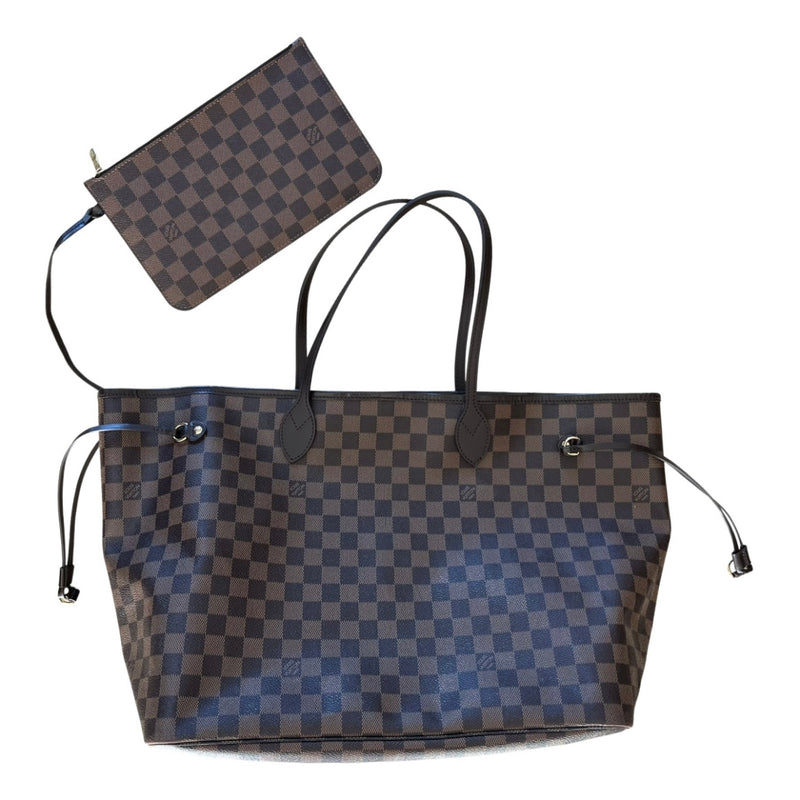 LOUIS VUITTON Neverfull GM Damier Ebene Canvas mit Pochette