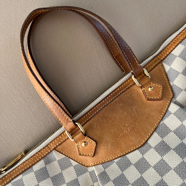 LOUIS VUITTON Siracusa Damier Azur Tasche