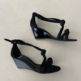 ungetragene PIERRE HARDY Keilsandalen