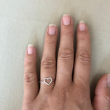 CHRIST Ring 9 Karat Weissgold