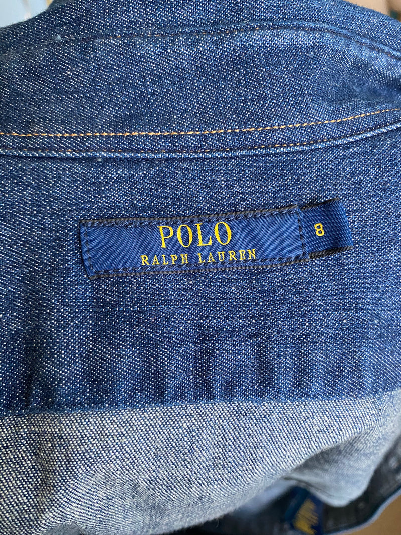 neuwertiges POLO RALPH LAUREN Jeanskleid