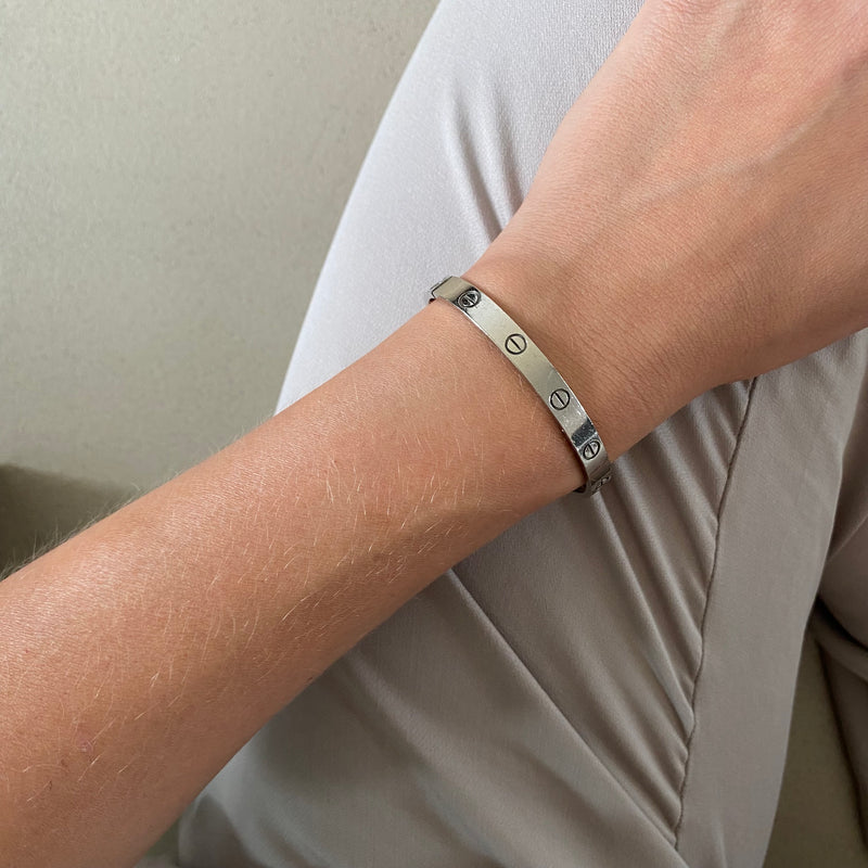 Cartier love bracelet weissgold hotsell