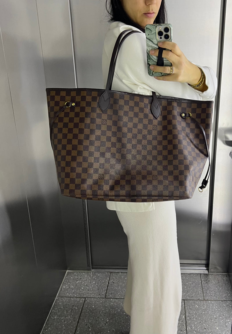 Louis Vuitton Damier Ebene Neverfull GM with Pochette