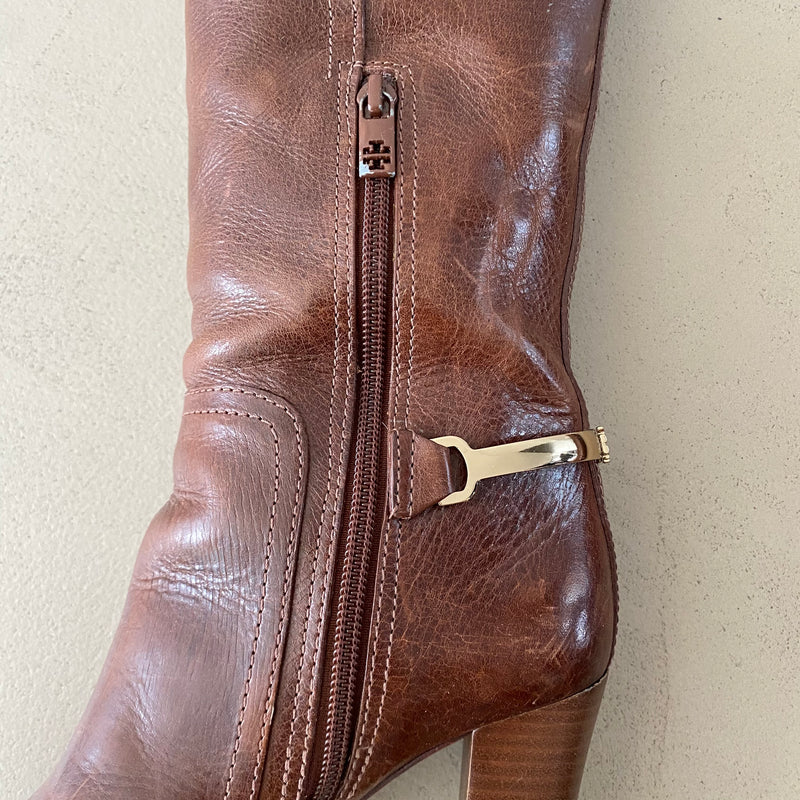 TORY BURCH Leder Stiefel