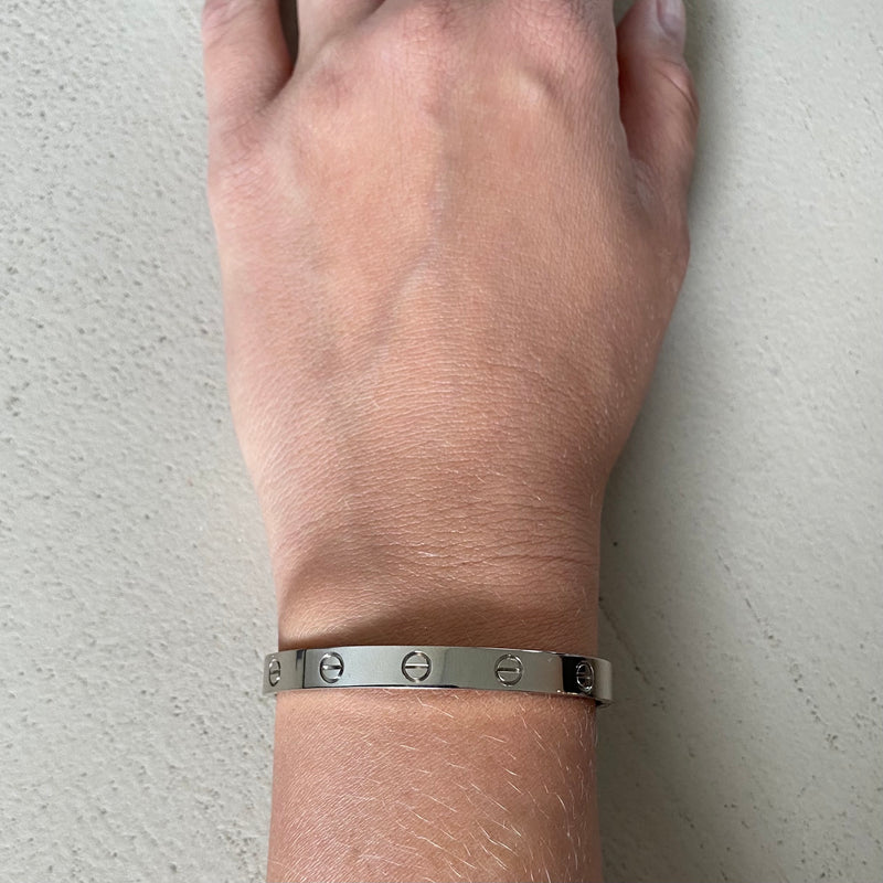 CARTIER Love Weissgold Armreif