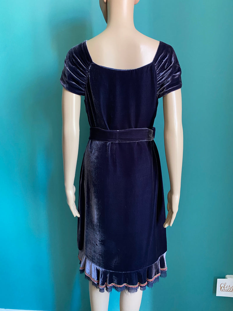 JIGSAW Samt Kleid