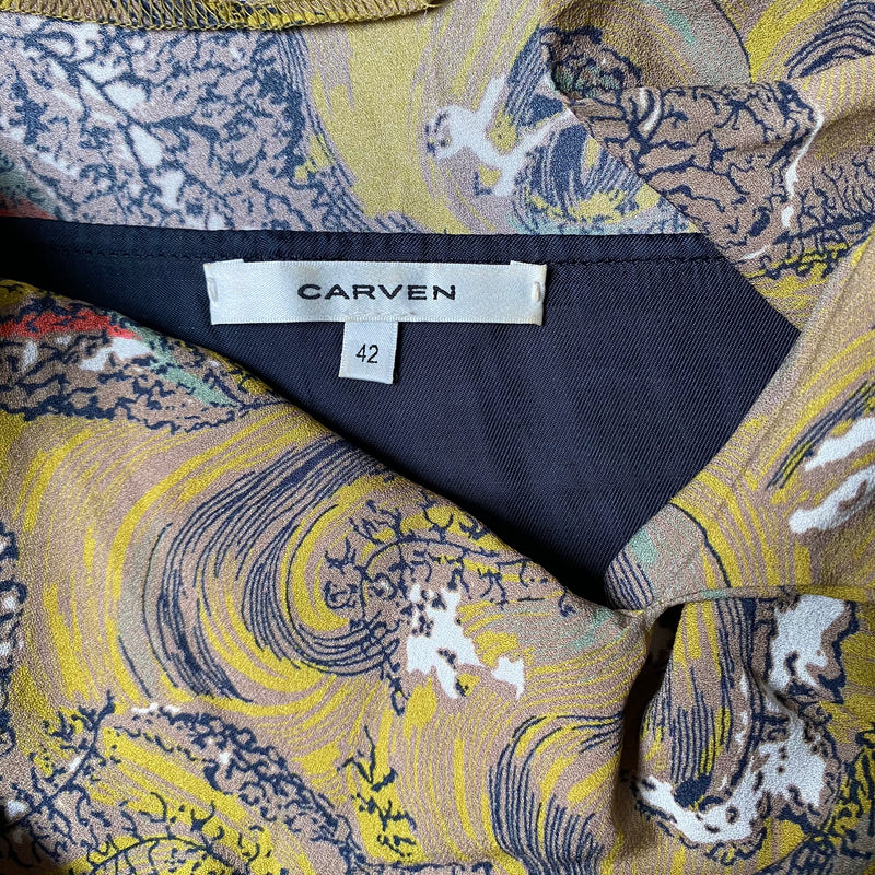 CARVEN Seiden Kleid