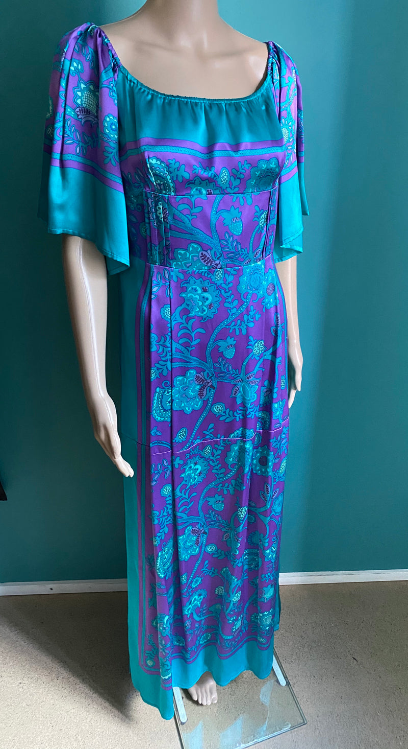 KAREN MILLEN Seiden Maxi-Kleid
