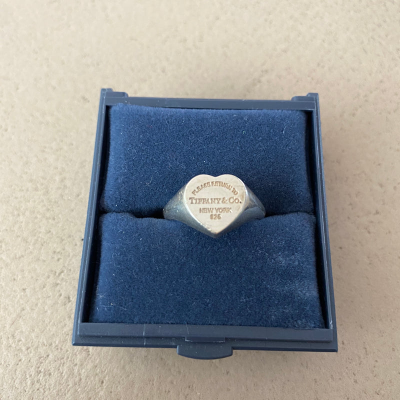 TIFFANY & Co. Sterling Silber Herz Ring