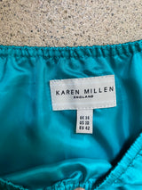 KAREN MILLEN Seiden Maxi-Kleid