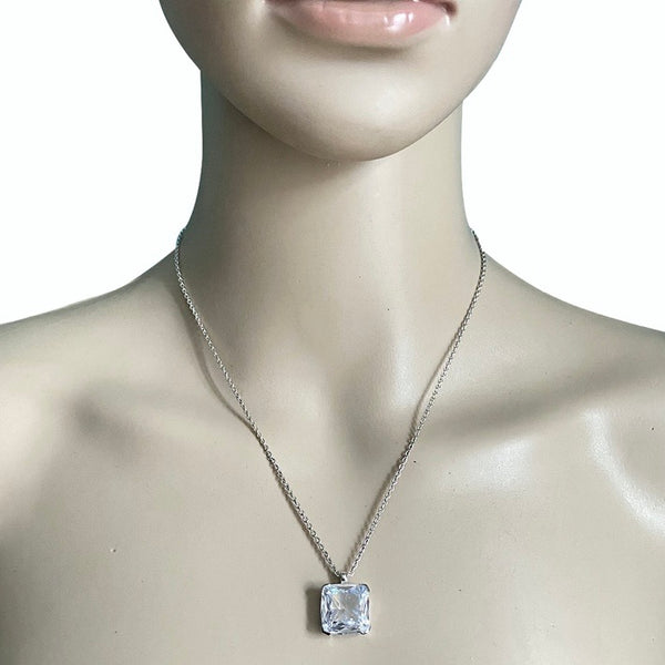 ESPRIT Silber Halskette mit Zirkonia Anhänger