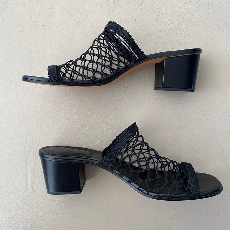 ungetragene CHLOÉ Mesh Sandalen