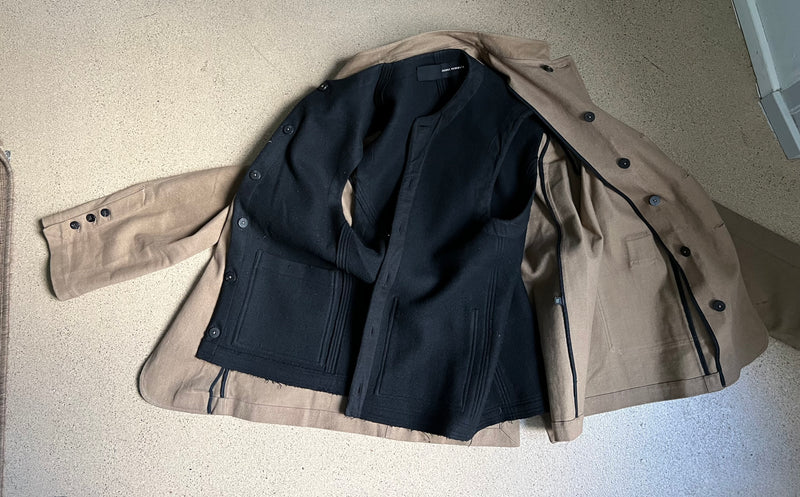 ISABEL BENENATO Jacke mit passenden Gilet