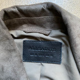 ALL SAINTS Velours Lederjacke