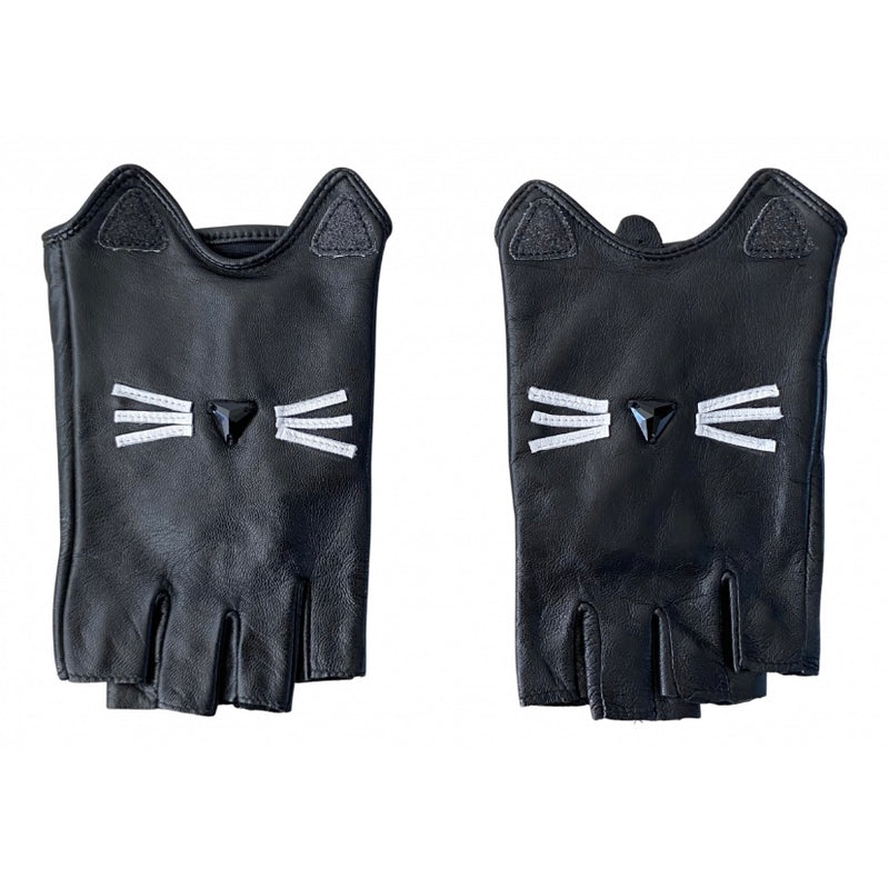 KARL LAGERFELD Leder Handschuhe