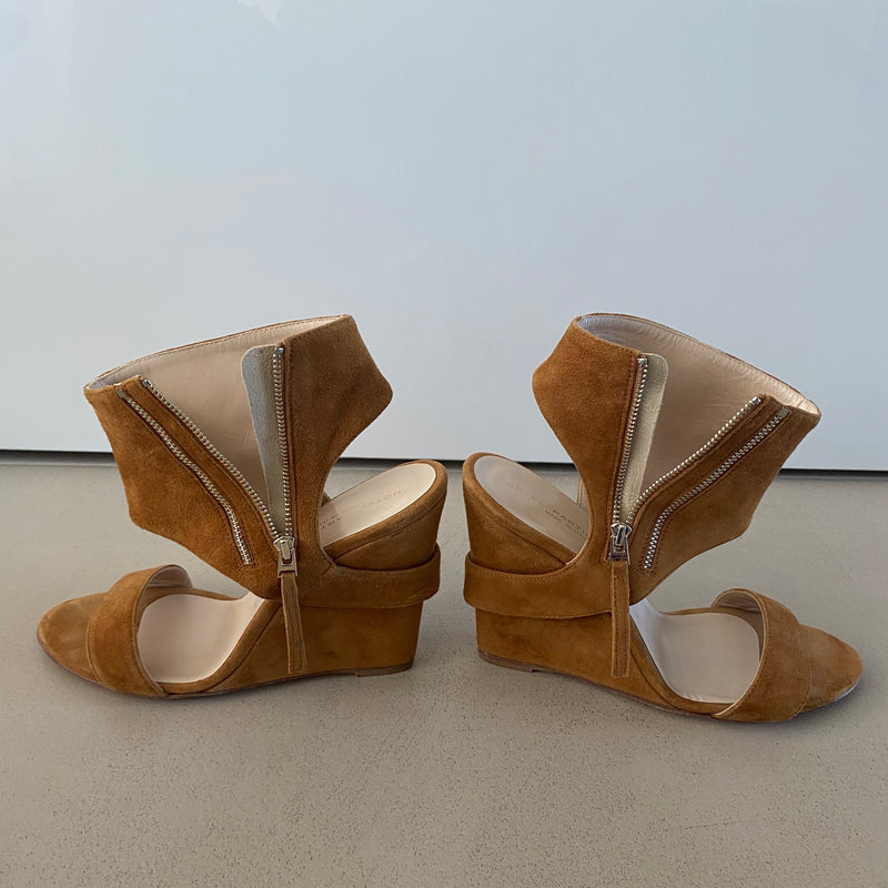HÔTEL PARTICULIER Veloursleder Sandalen
