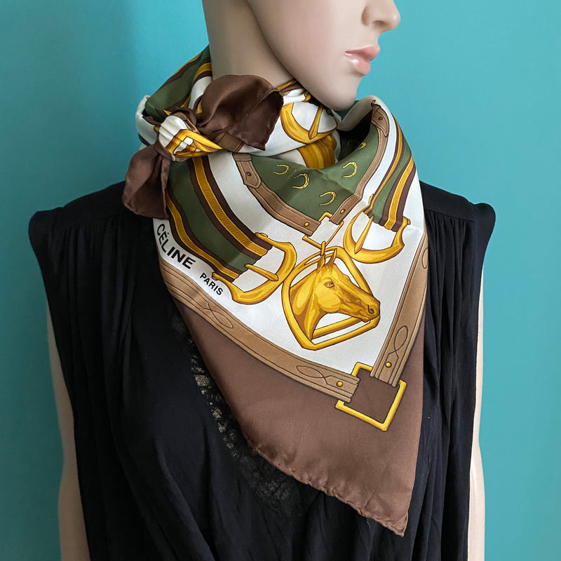 CÉLINE PARIS Vintage Foulard