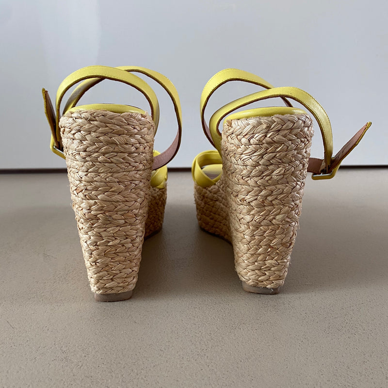 ungetragene ROBERT CLERGERIE Keilsandalen