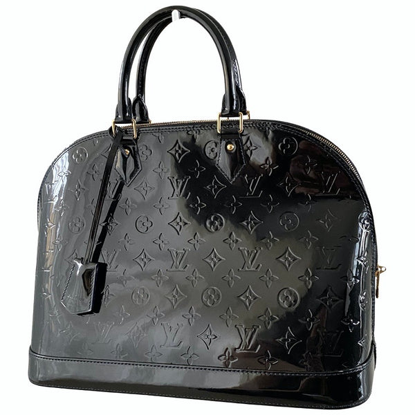 LOUIS VUITTON Alma Lackleder Tasche