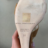 HÔTEL PARTICULIER Veloursleder Sandalen